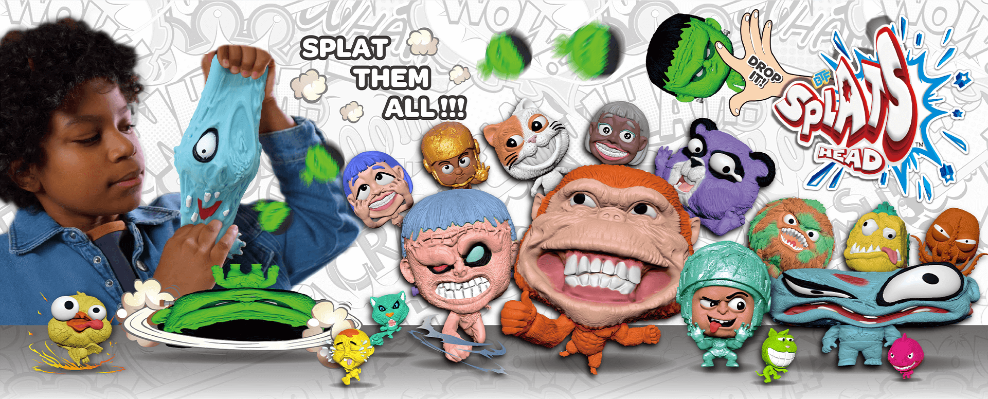 Webside Splats Head baner